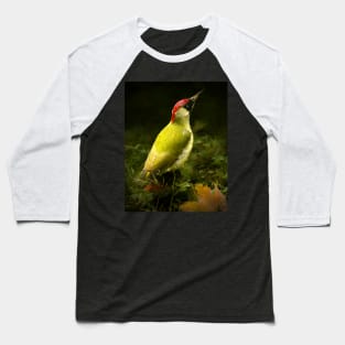 Green woodpecker Baseball T-Shirt